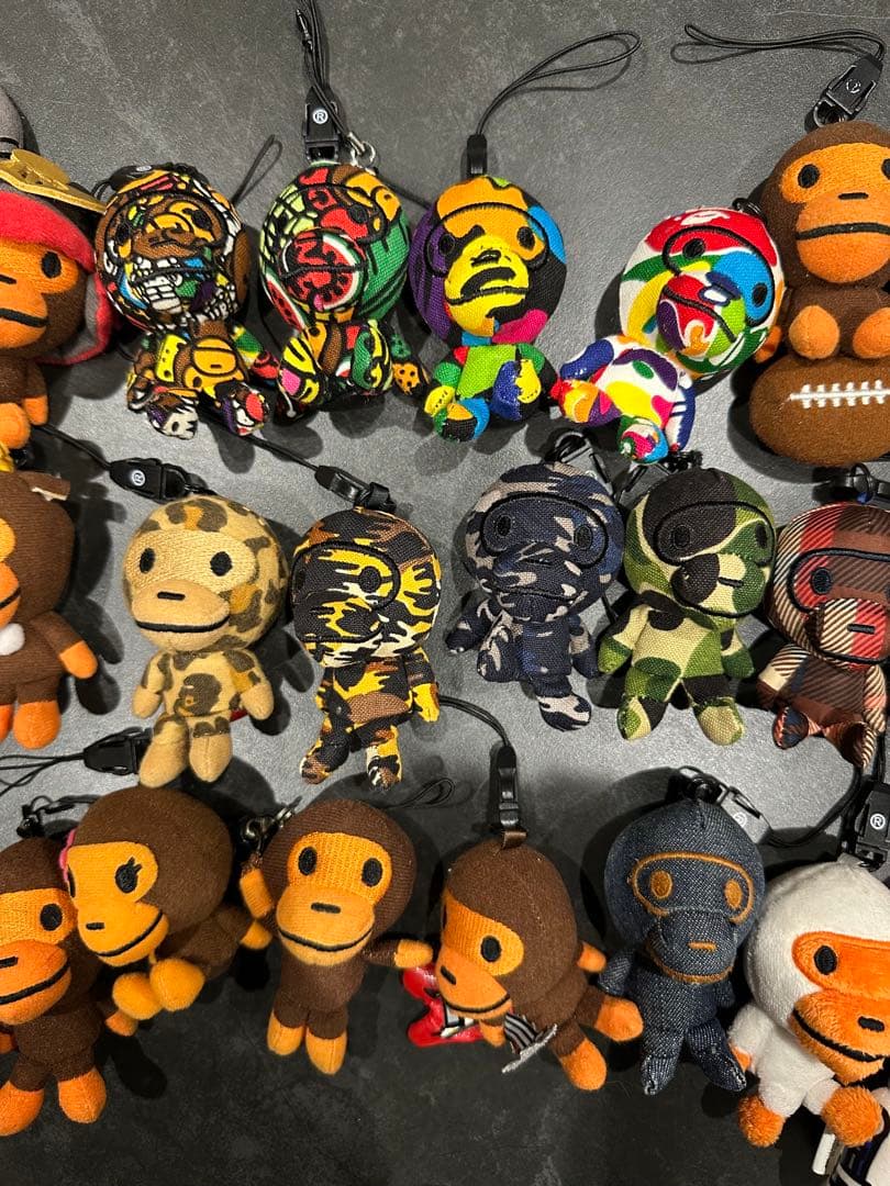 値下げ、バラ売り不可！エイプ　APE マイロ ストラップ 32個セット