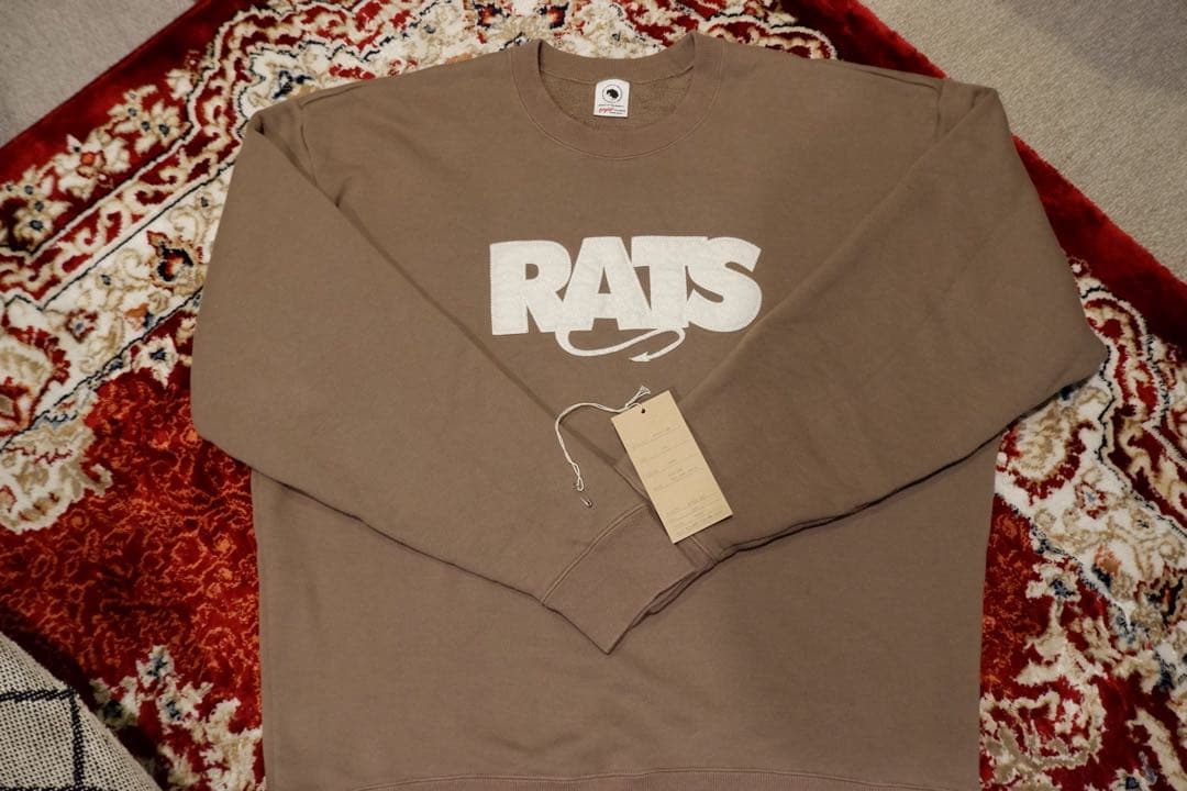G*D様 RATS BOX LOGO CREW NECK SWEAT XXL