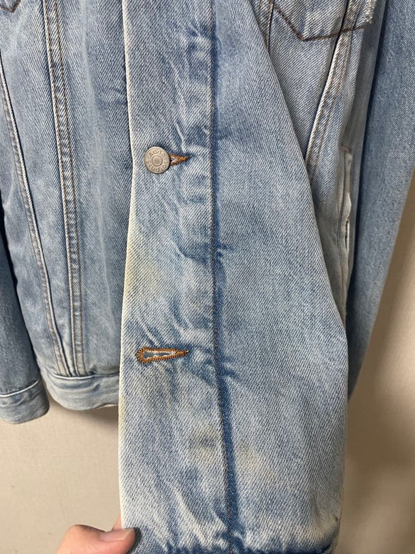 acne studios ダメージ加工　オーバーサイズデニムジャケット