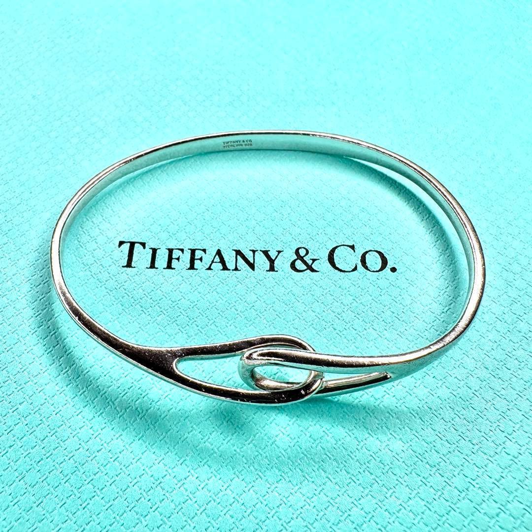 【美品】内径約18cmティファニー ダブルループ バングル SV925