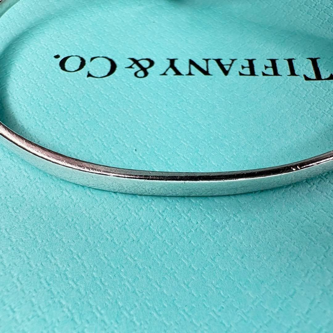【美品】内径約18cmティファニー ダブルループ バングル SV925