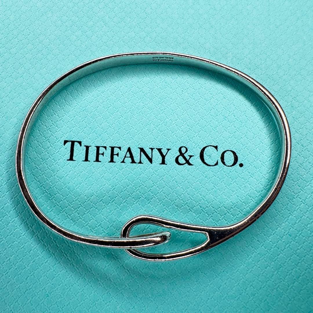 【美品】内径約18cmティファニー ダブルループ バングル SV925