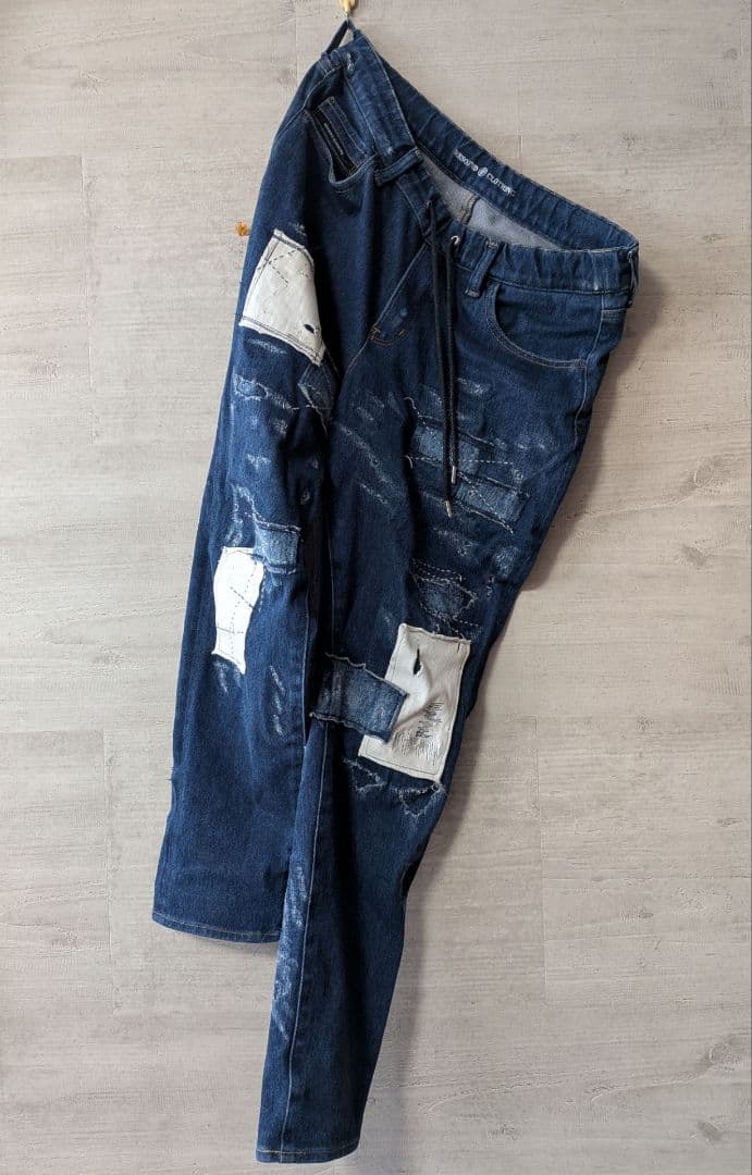 RESOND CLOTHING リサウンドクロージング　クラッシュ　ジーンズ　M