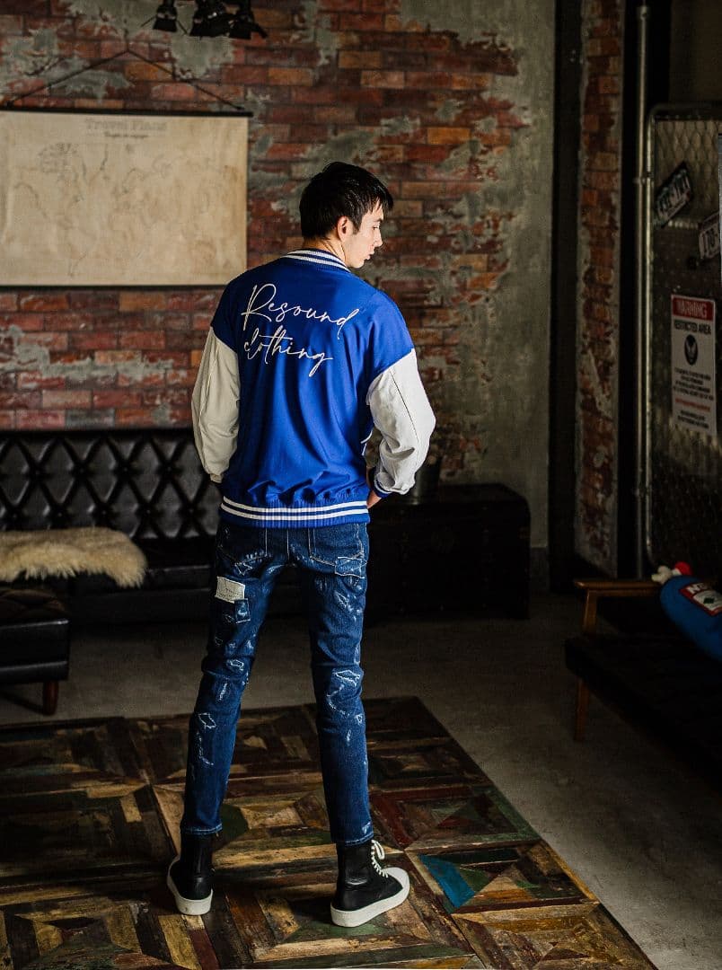 RESOND CLOTHING リサウンドクロージング　クラッシュ　ジーンズ　M