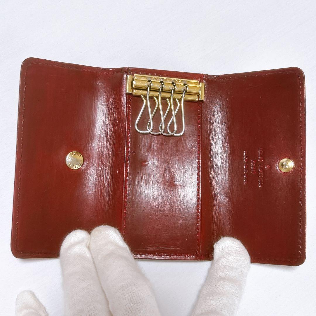 お得2点セット✨ルイヴィトン ヴェルニ ケース キーケース モノグラム 赤
