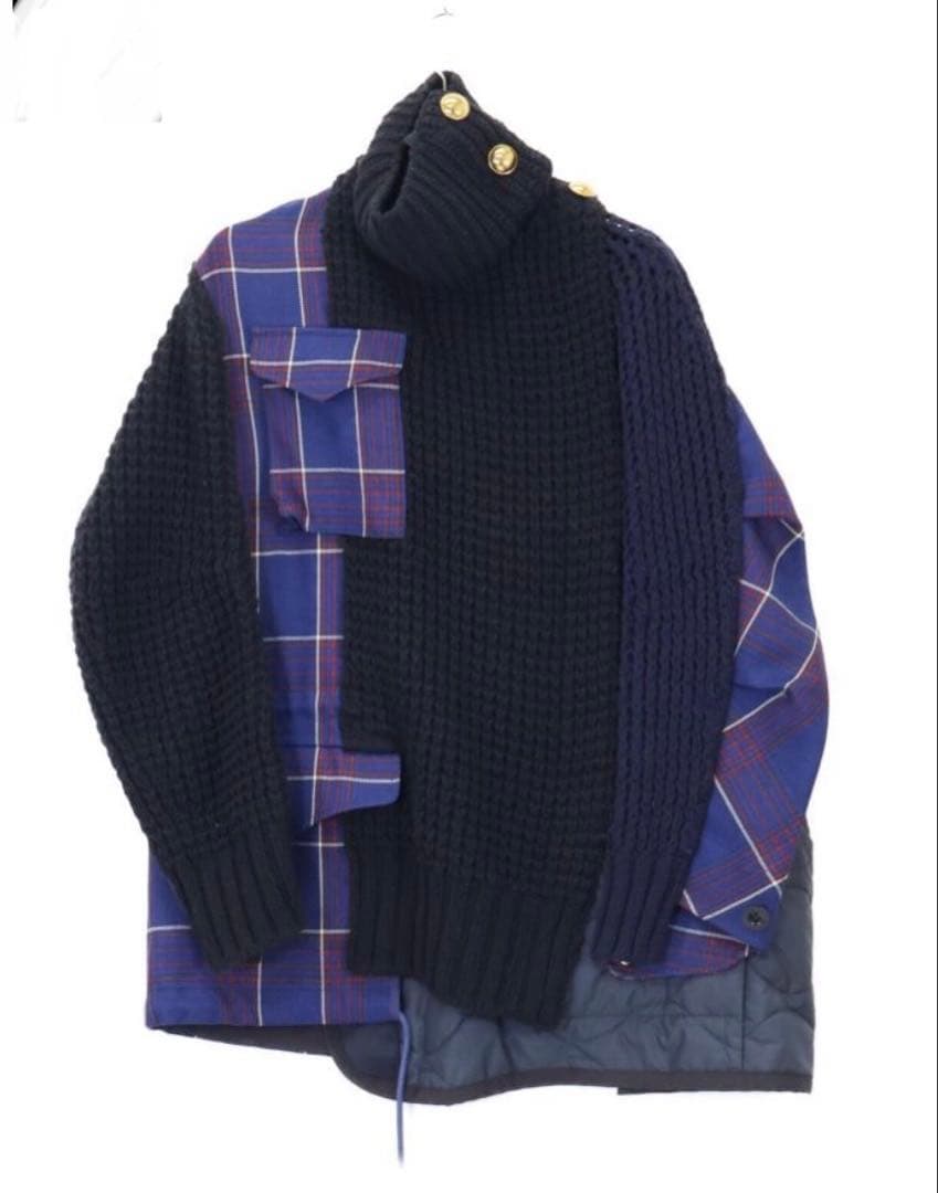 sacai サカイ 18AW18-04156 ウール ジャケット 【値下げ不可】