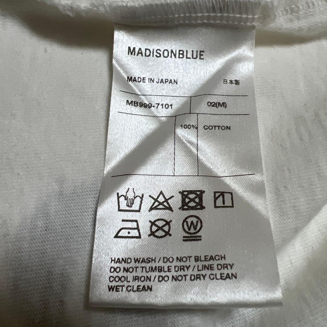 【未使用】MADISONBLUE Hello Tシャツ 02ホワイト