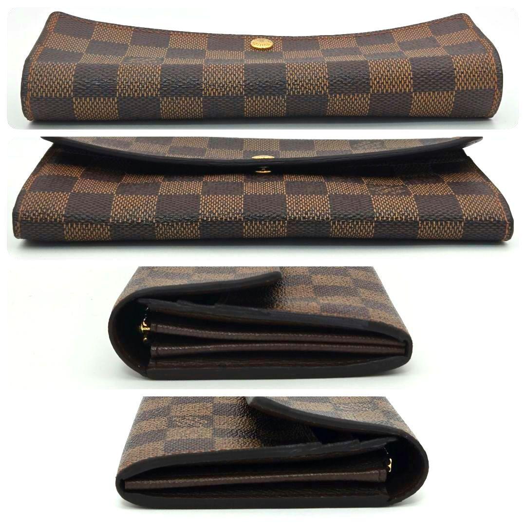 ルイヴィトン 長財布 ポルトフォイユ サラ ダミエ ブラウン N61734