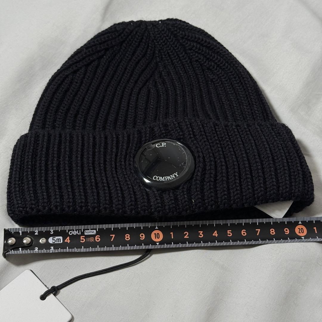 【定価2.9万】C.P.Company ゴーグル ニット キャップ ブラック