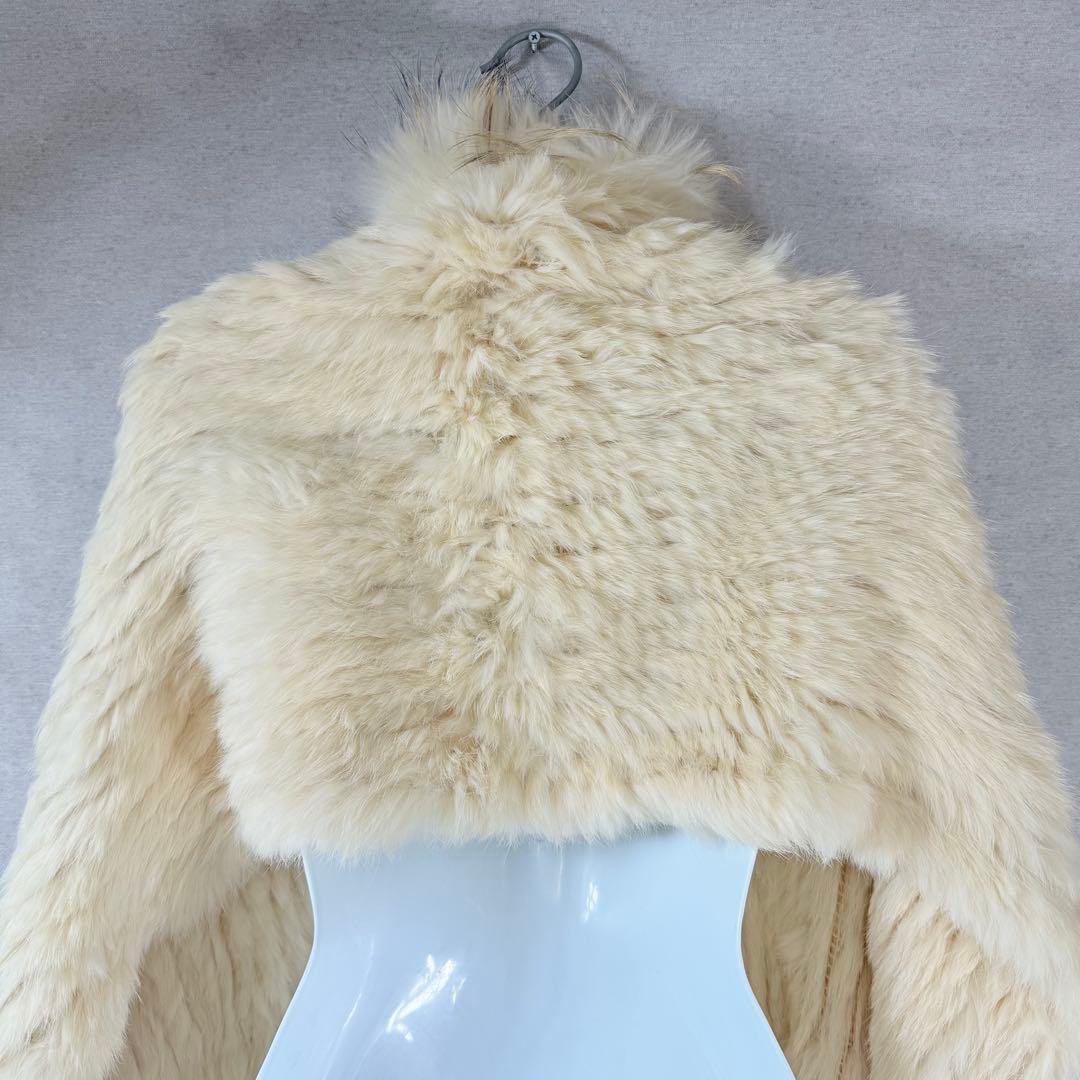 希少　ゴア　y2k 高級　ラビット　ラクーン　リアルファー　ポンチョ　ストール