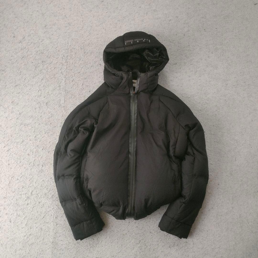 OAKLEY ダウンジャケット ブラック フーデッド テック y2k