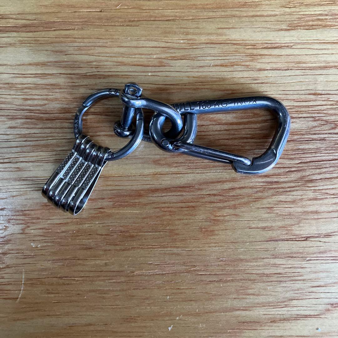 wichardカラビナ&シャックル　1950年代復刻キーリング使用　キーホルダー