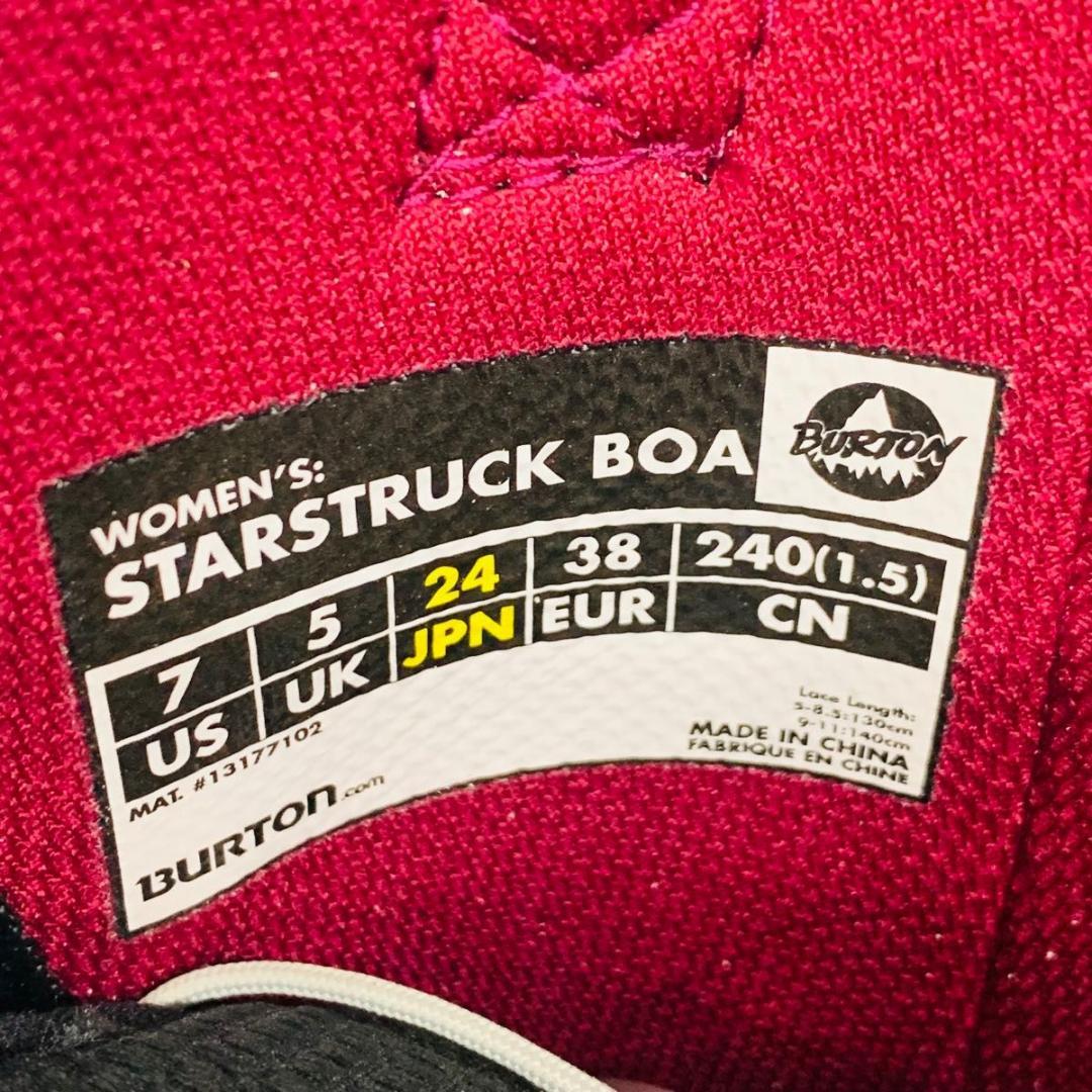BURTON STARSTRUCK スノーボード ブーツ BOA 24cm