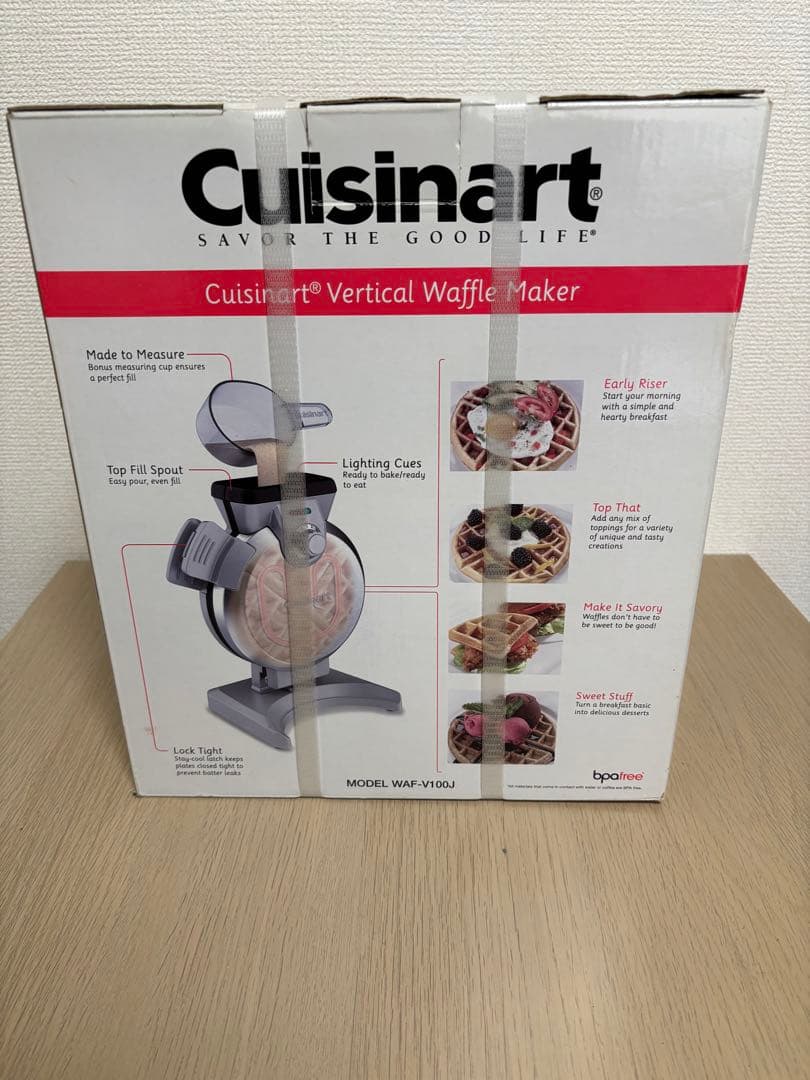 Cuisinart 垂直型ワッフルメーカー WAF-V100J
