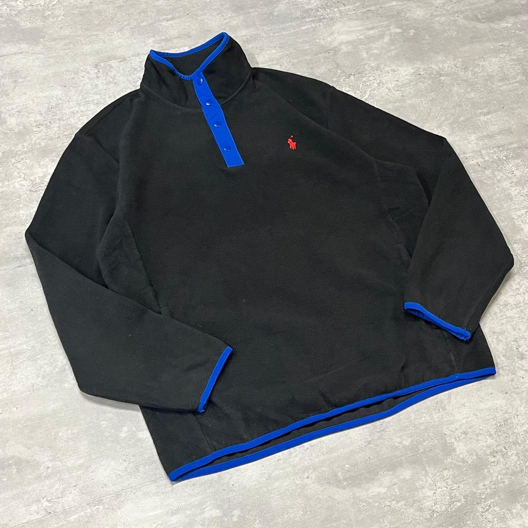 トップス 00s POLO RALPH LAUREN Fleece Snap-T