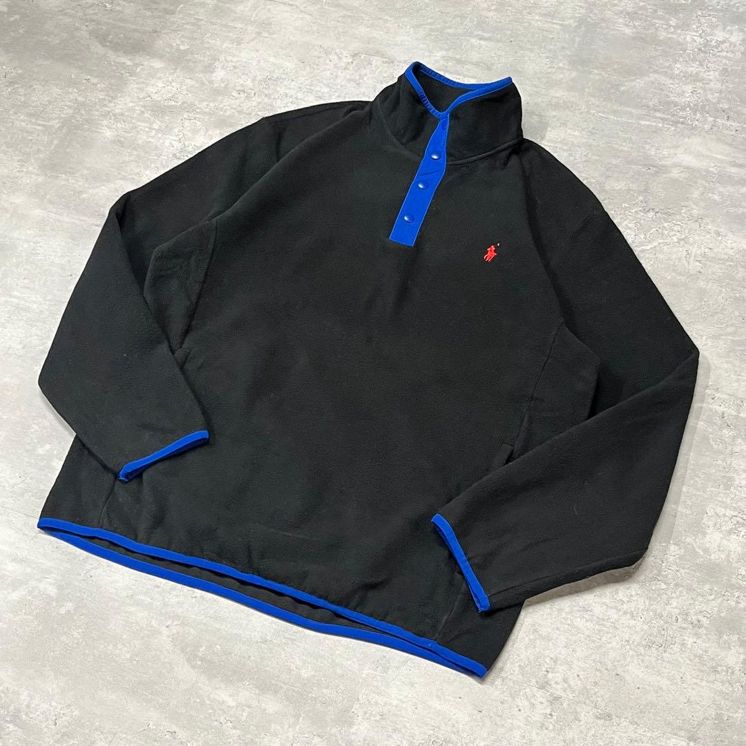 トップス 00s POLO RALPH LAUREN Fleece Snap-T