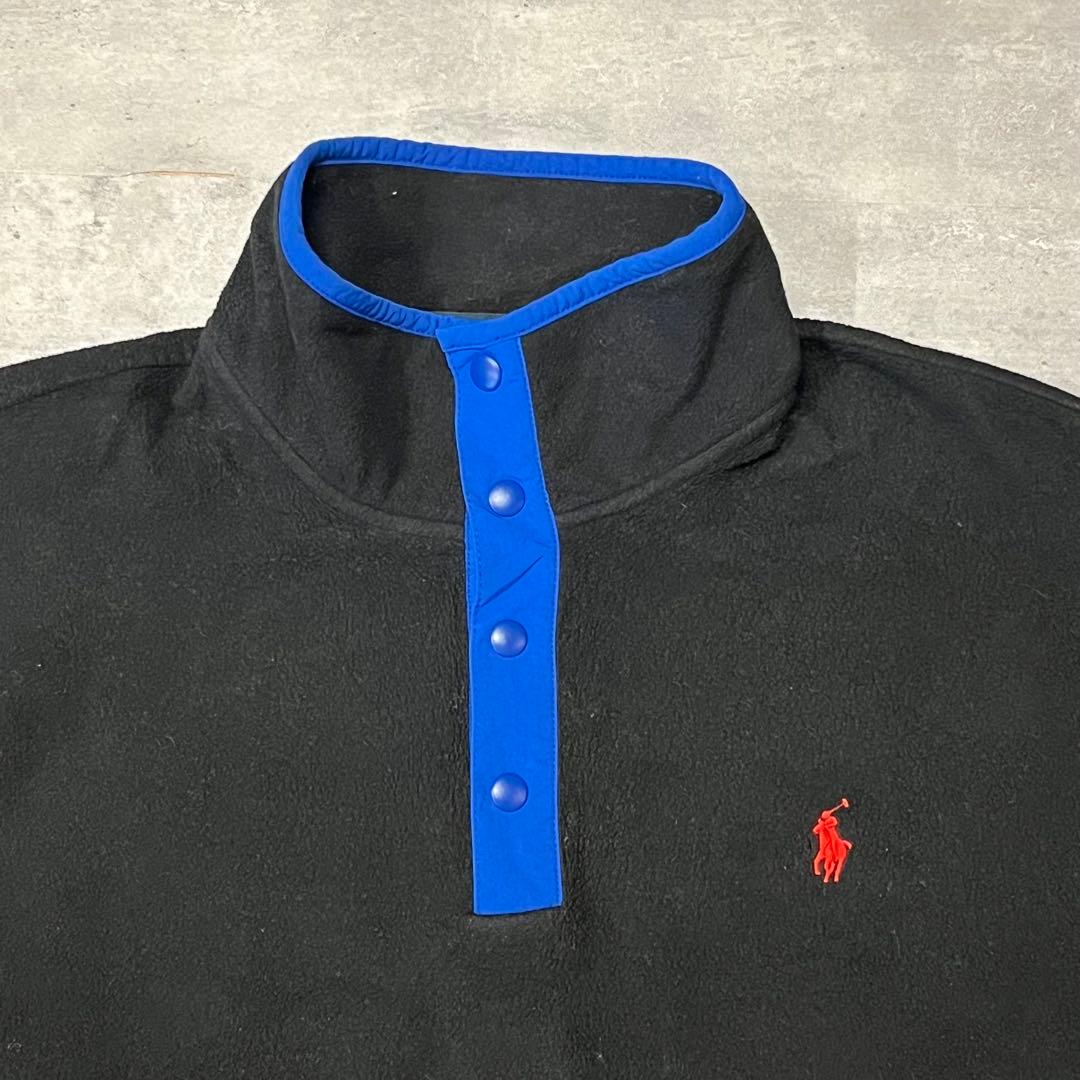 トップス 00s POLO RALPH LAUREN Fleece Snap-T