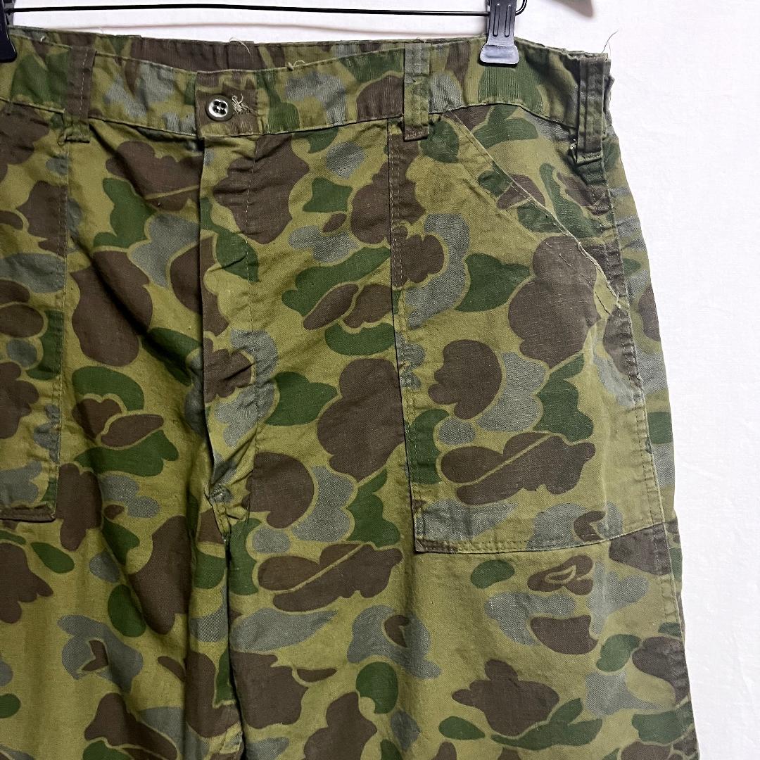 60-70’s ベトナム戦争期 ベオガム迷彩 ベイカーパンツ ダックハンターカモ