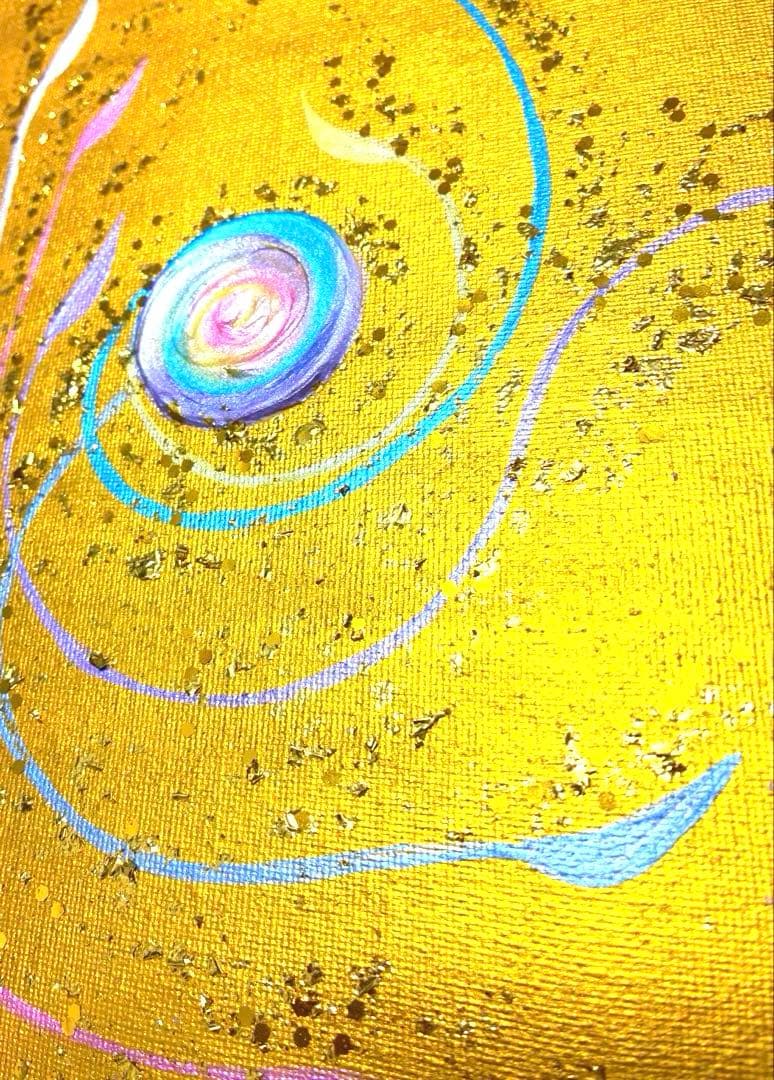 開運絵画　オリジナル　金箔