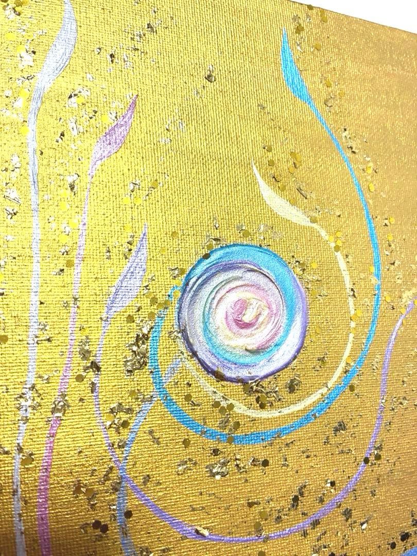 開運絵画　オリジナル　金箔