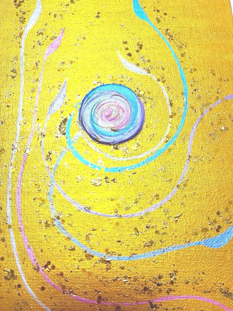 開運絵画　オリジナル　金箔