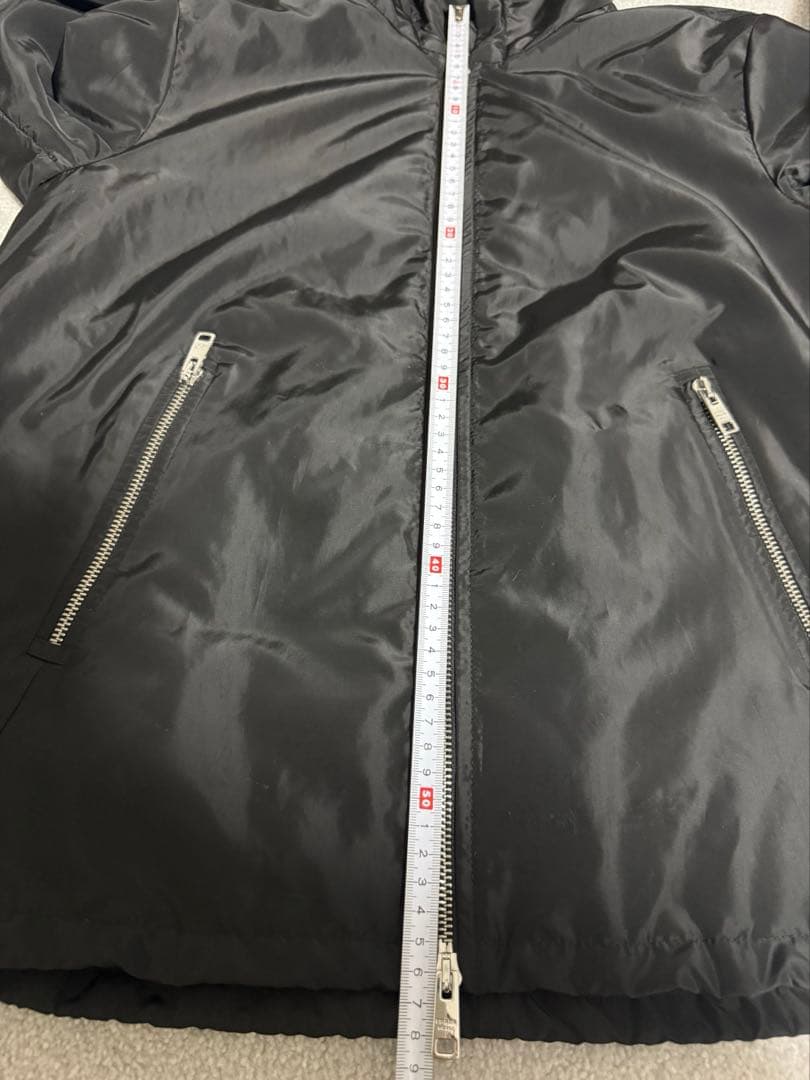 新品未使用PRADA36フード付きブラックナイロンジャケット