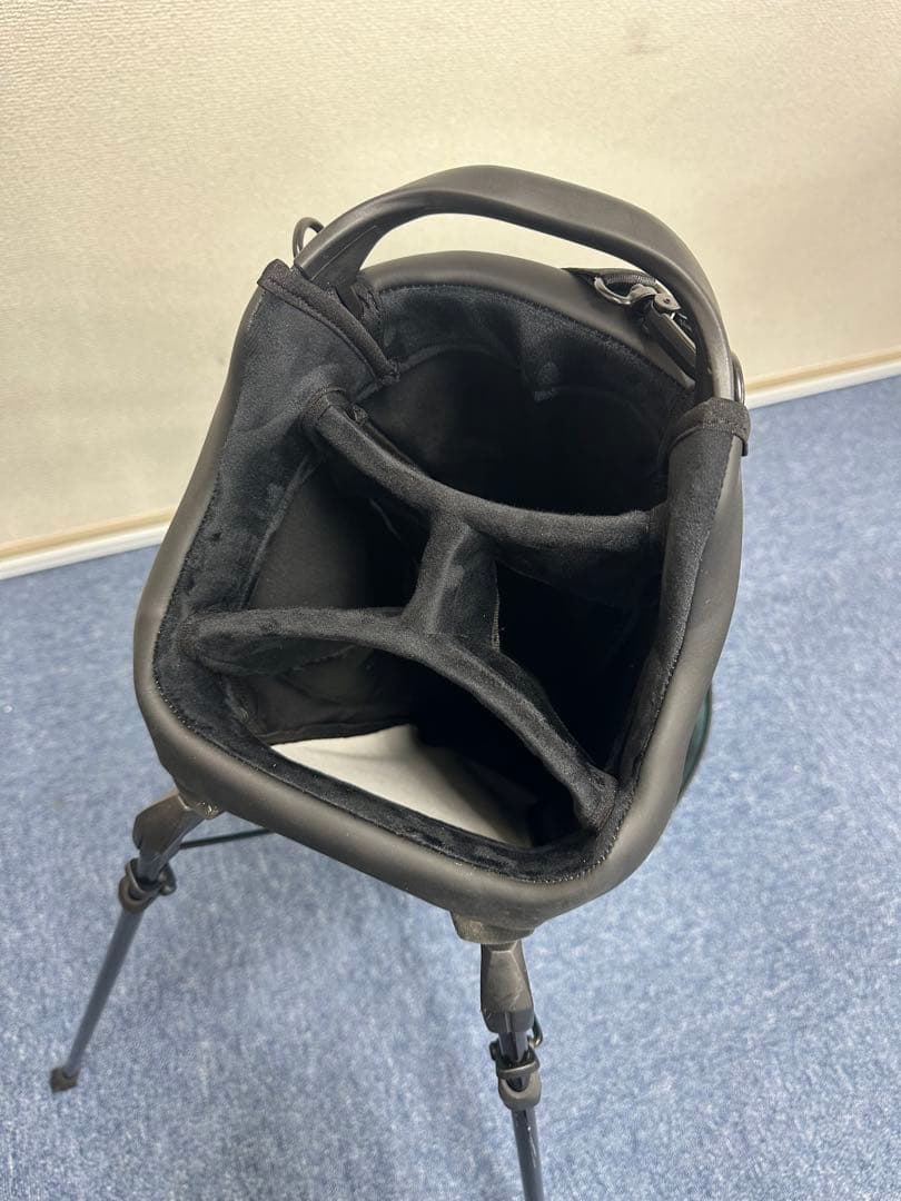 【monzee】モンジー　スタンド式キャディバッグ　ティール