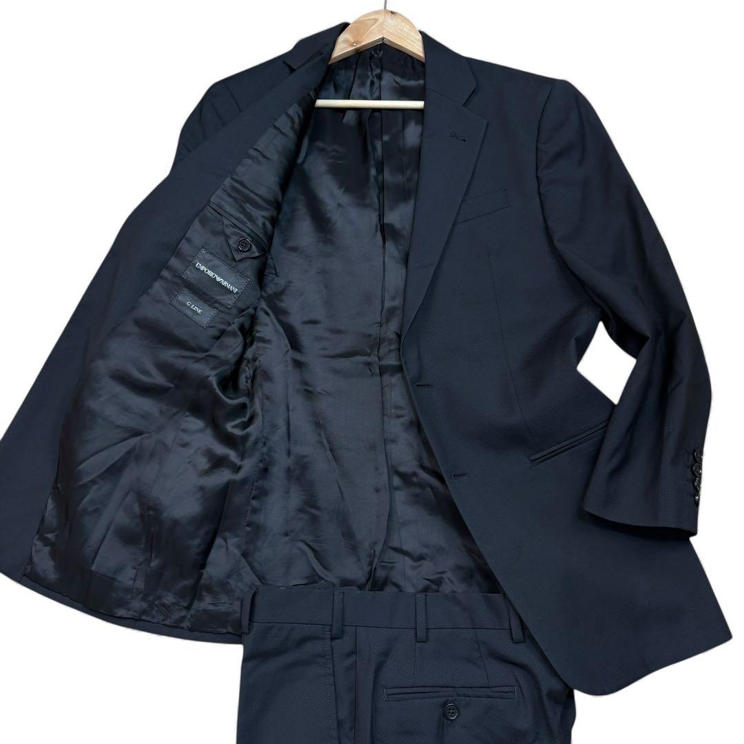 極美品 エンポリオアルマーニ C LINE セットアップ スーツ 46