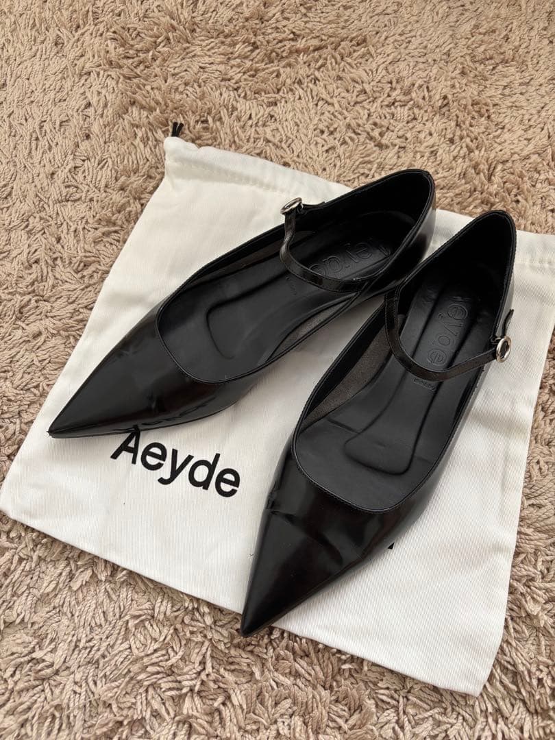 Aeyde Cleo Mary-Janes Flats アイデ メリージェーン