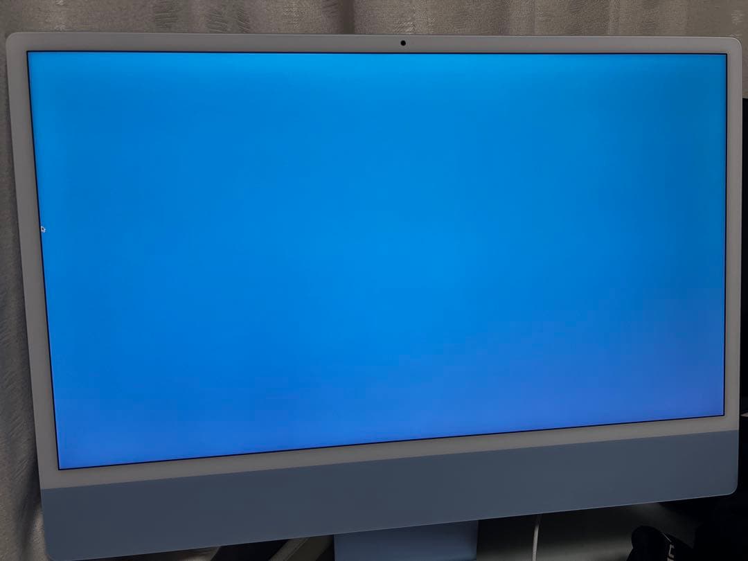 【美品】Apple iMac 24インチ ブルー M1 8コアCPU