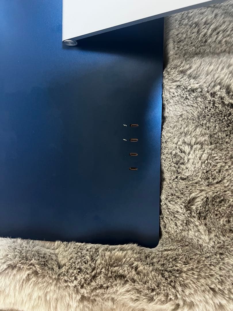 【美品】Apple iMac 24インチ ブルー M1 8コアCPU