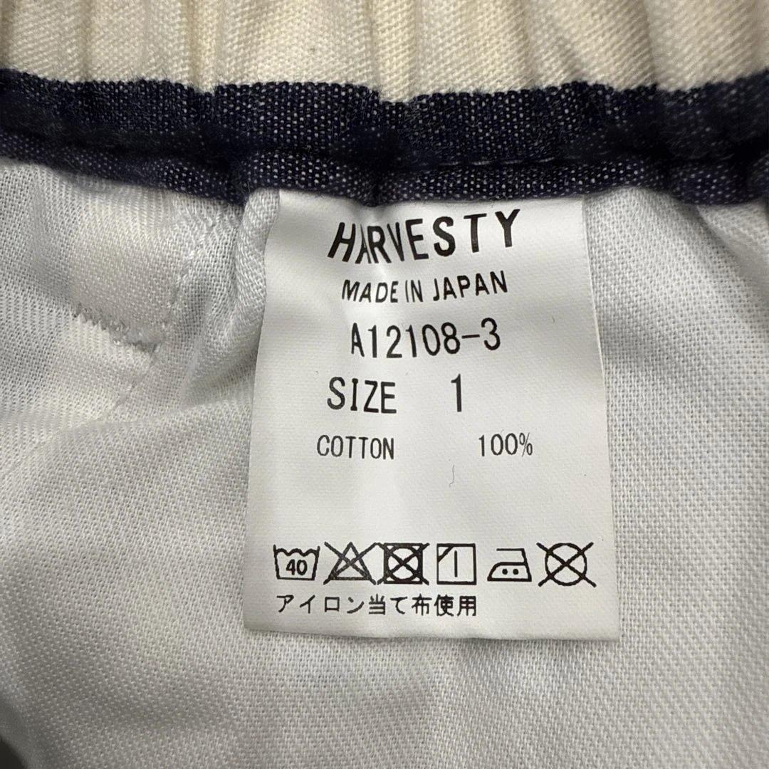 R00636 HARVESTY バーベスティ　ストライプ　カジュアルパンツ