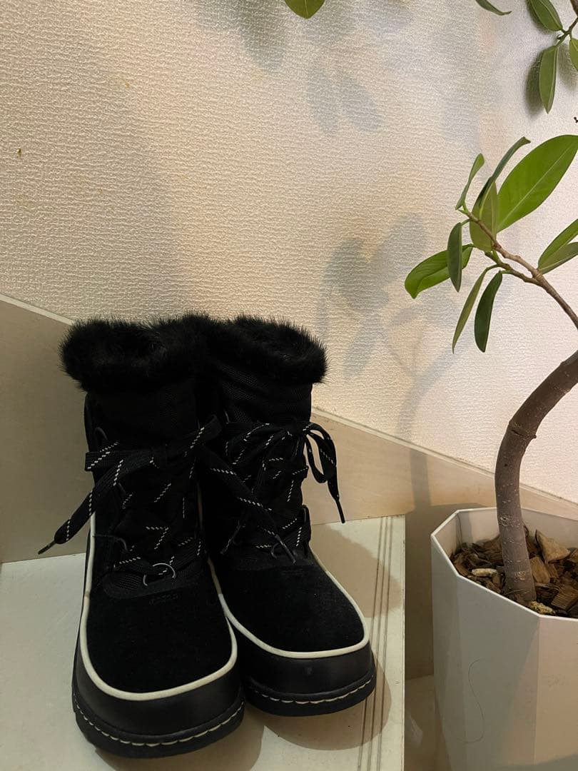 SOREL ブラック スノーブーツ
