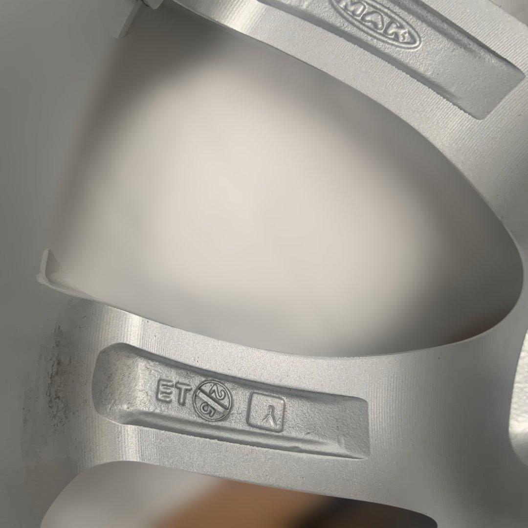 MAK 17インチ シルバー ホイール 5スポーク