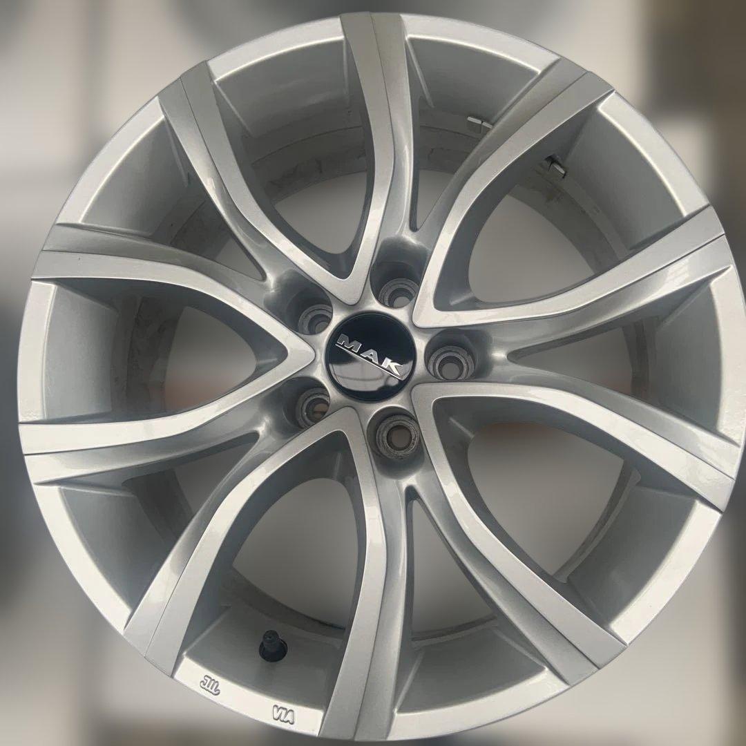 MAK 17インチ シルバー ホイール 5スポーク