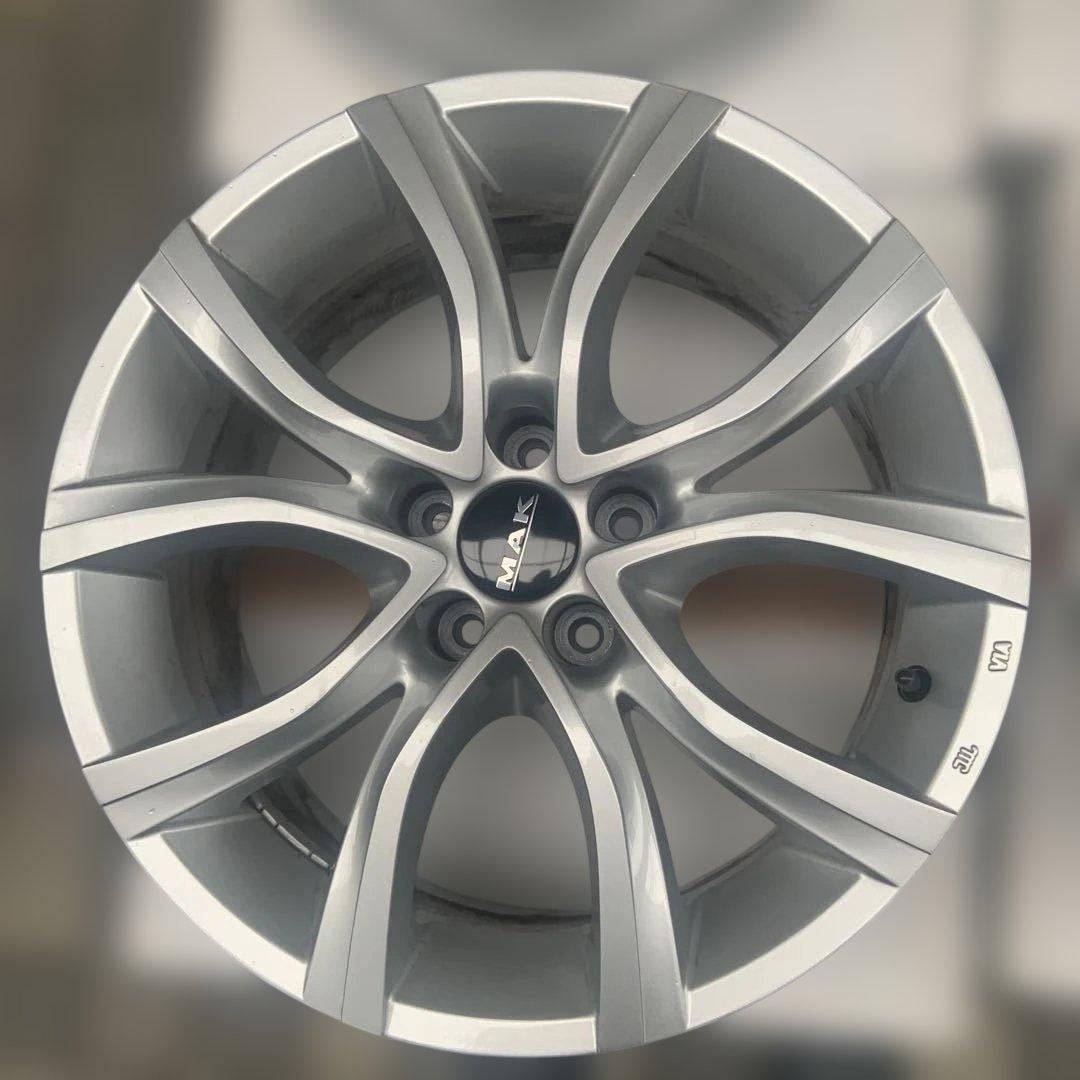 MAK 17インチ シルバー ホイール 5スポーク