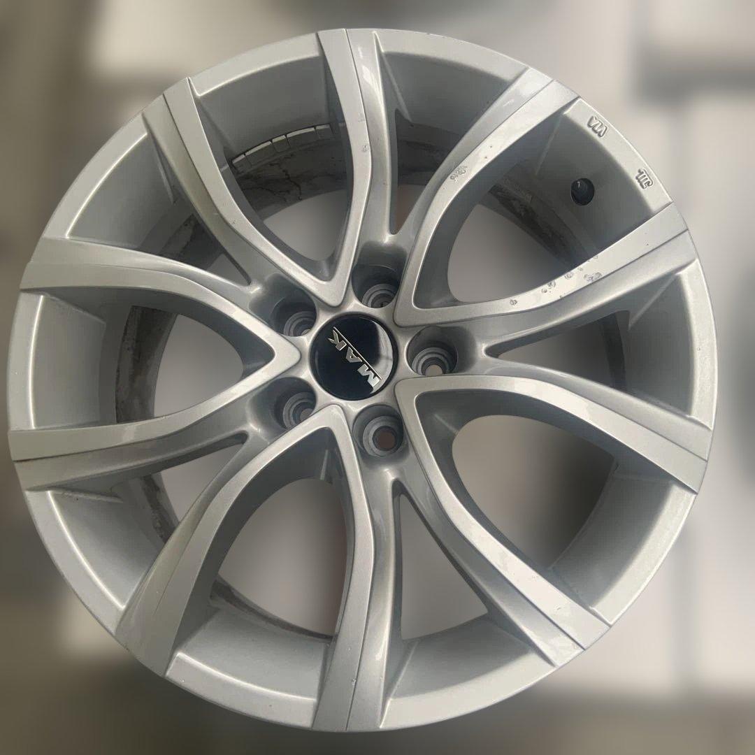 MAK 17インチ シルバー ホイール 5スポーク