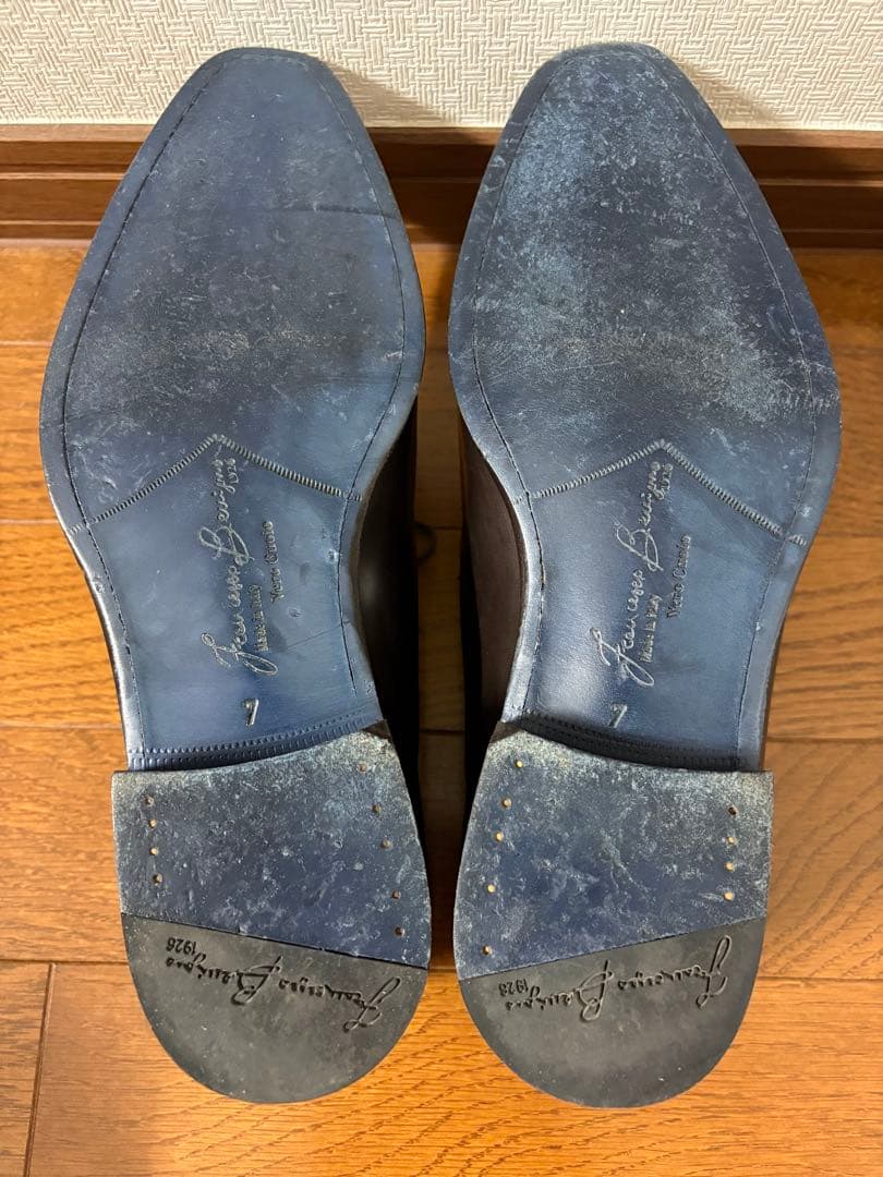 フランチェスコべニーニョ　ストレートチップ　ダークブラウン