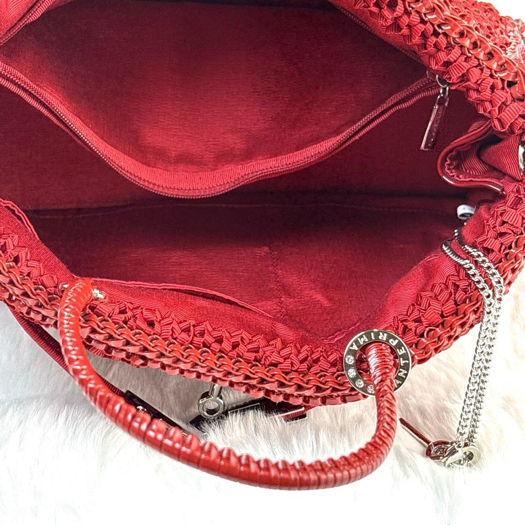 【希少】【美品】ANTEPRIMAアンテプリマケイトラージハンドバッグロック金具