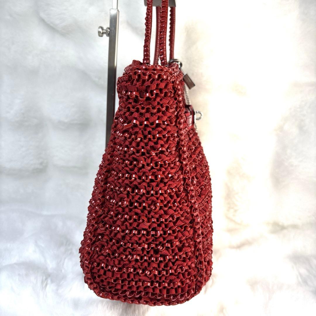 【希少】【美品】ANTEPRIMAアンテプリマケイトラージハンドバッグロック金具