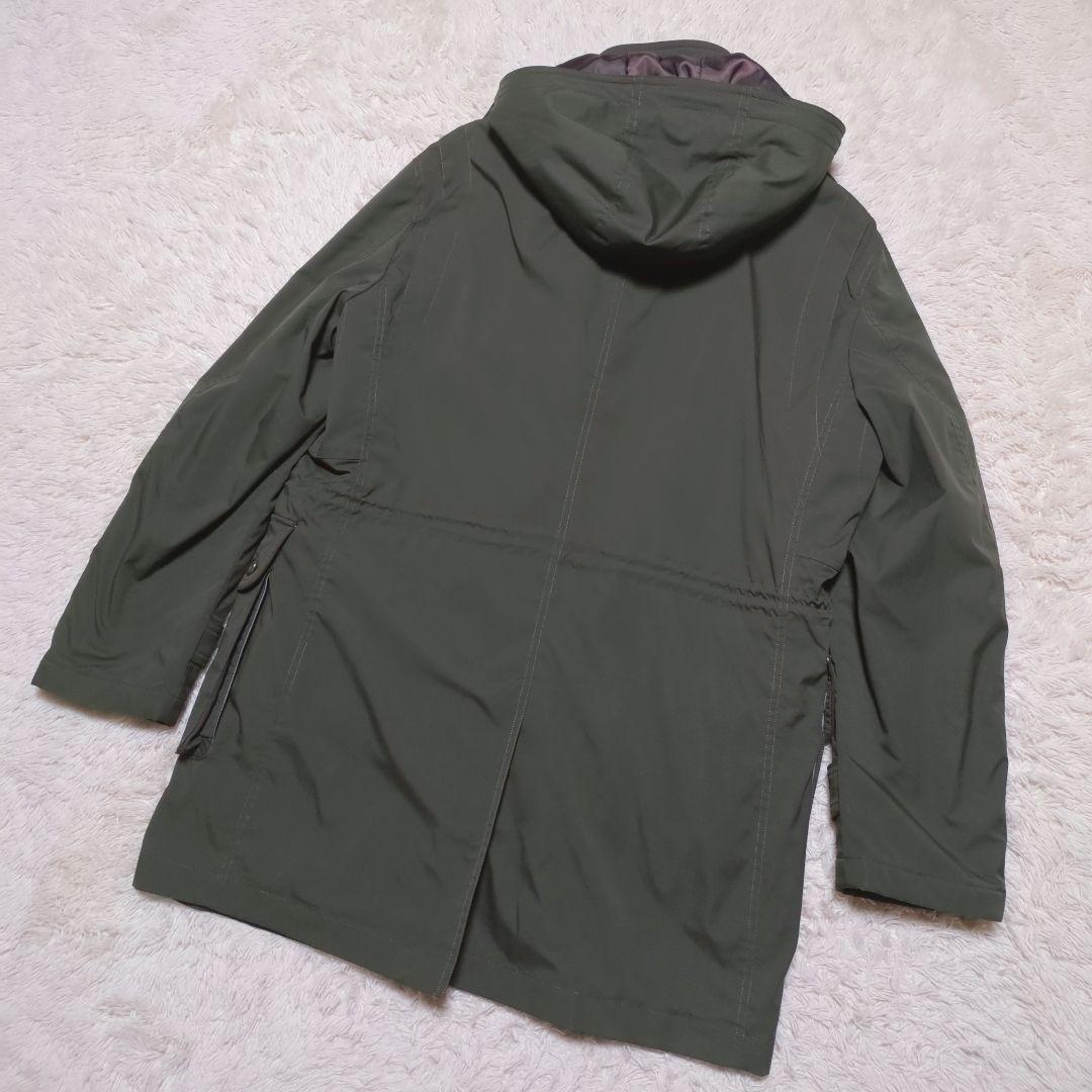 極美品！J.PRESS　ロングモッズコート　LLサイズ　ライナー付き　カーキ