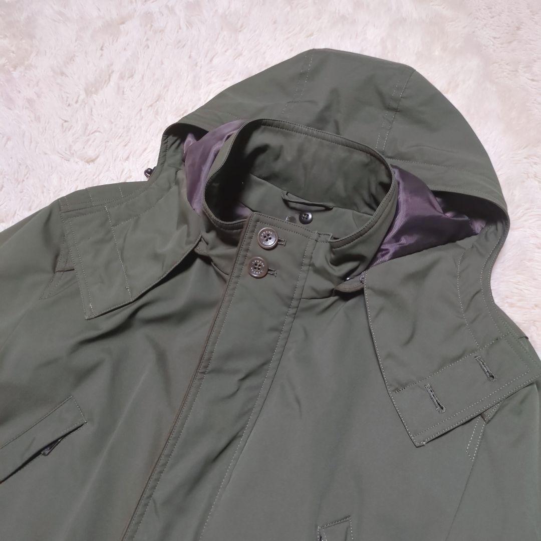 極美品！J.PRESS　ロングモッズコート　LLサイズ　ライナー付き　カーキ