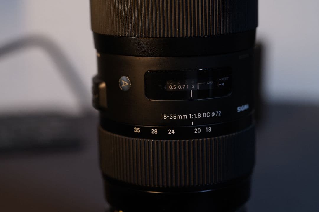 Sigma 18-35mm f/1.8 DC Canon用（a7R3で使用）