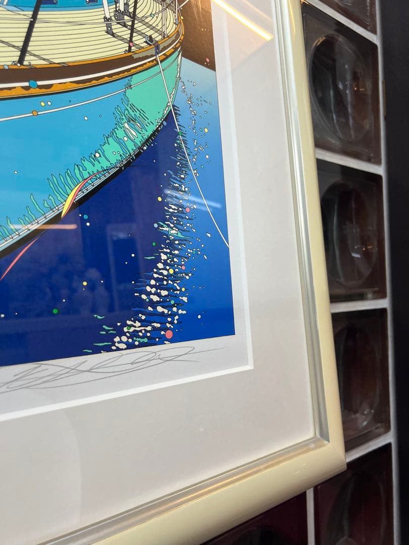 鈴木英人　「果てしなき君の旅」 シルクスクリーン　サイン入り　ED134/200