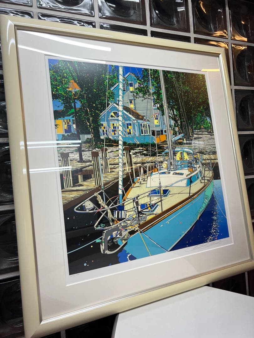 鈴木英人　「果てしなき君の旅」 シルクスクリーン　サイン入り　ED134/200