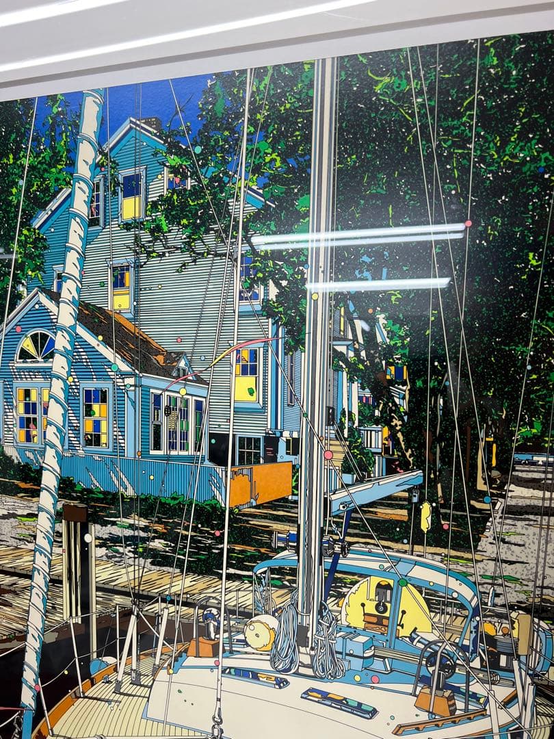 鈴木英人　「果てしなき君の旅」 シルクスクリーン　サイン入り　ED134/200