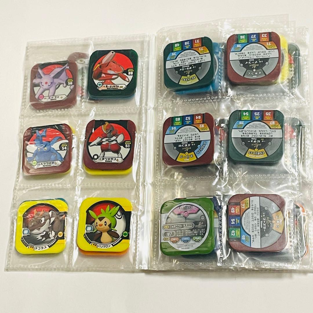 【絶版】ポケモン ポケットモンスター バトルチップ メダル 角チップ 43枚
