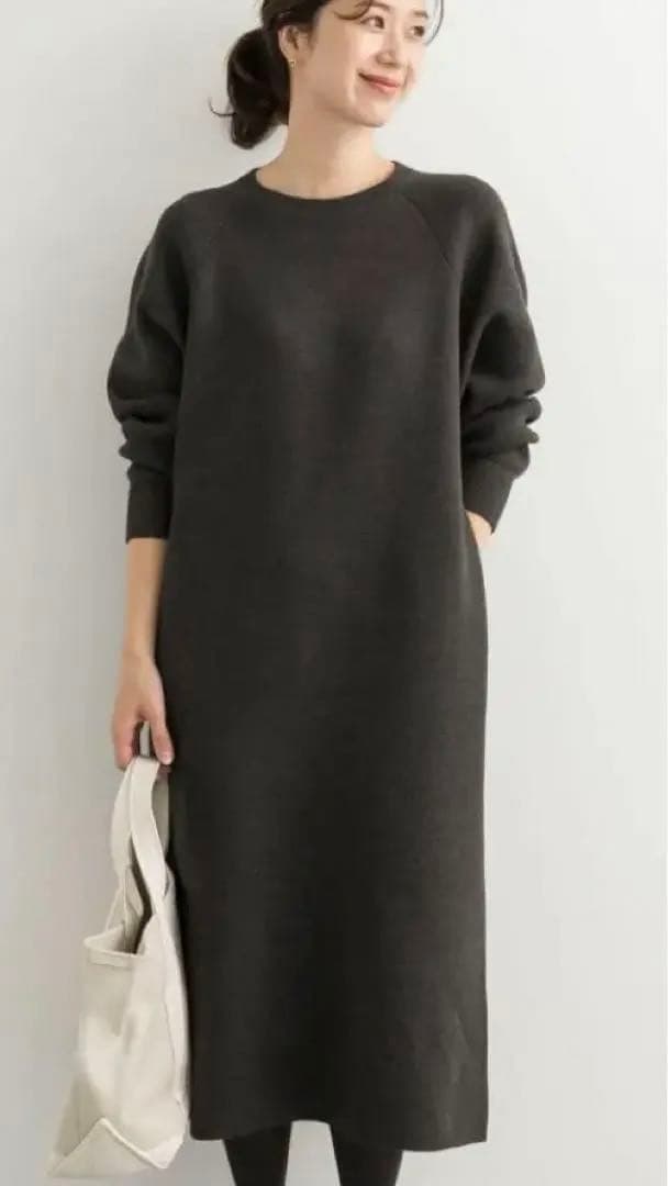 アーバンリサーチドアーズ　スウェットライクニットワンピース