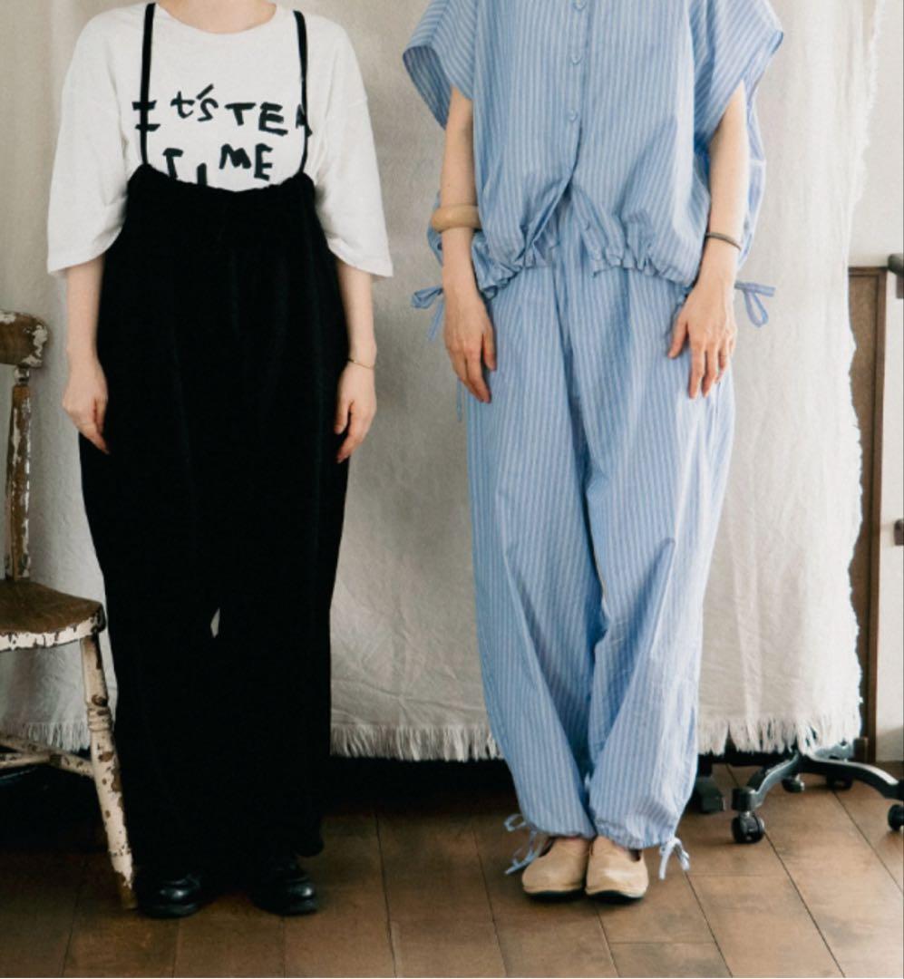 ネストローブ　リネンバルーンサロペット