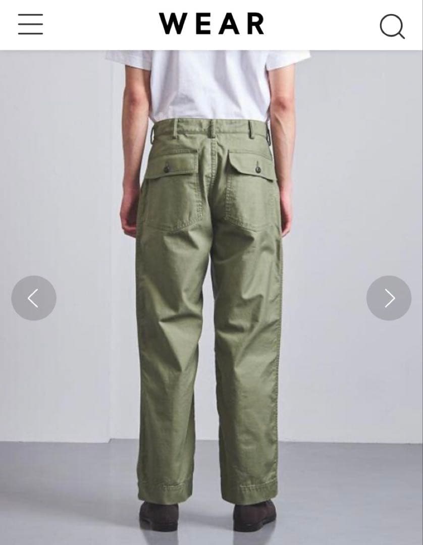 【美品】UNITED ARROWS ベイカーパンツ